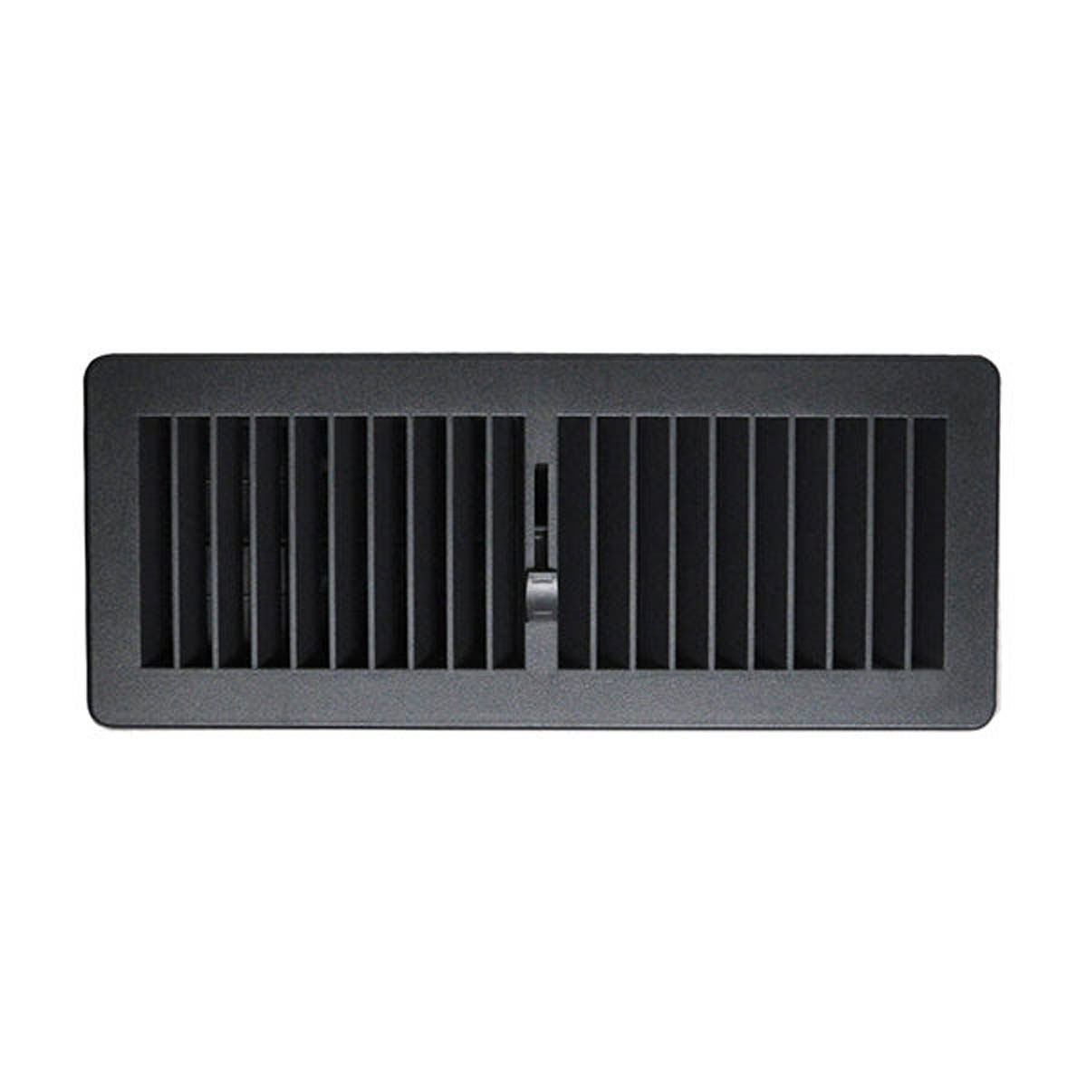 FRBK Black Floor Register 12 x 4 300mm x 100mm The HVAC Shop