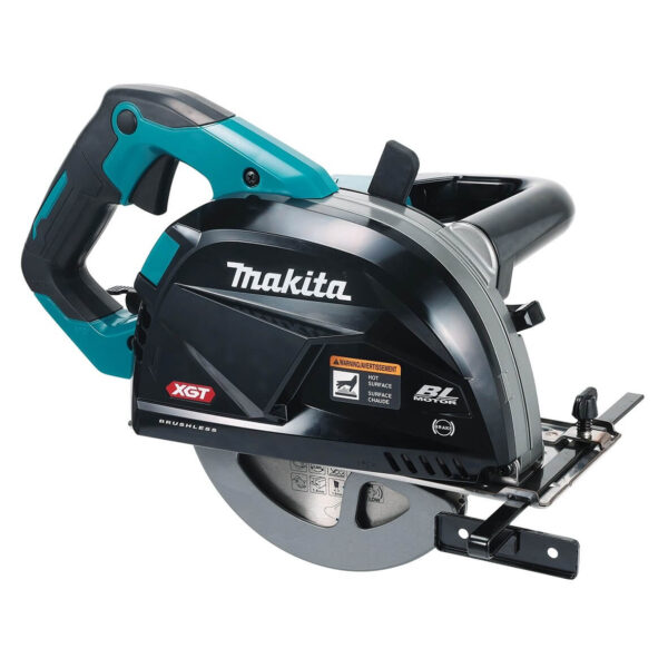 An image of a CS002GZ - Makita 40V Max 185mm Metal Cut Saw in front of a white background.