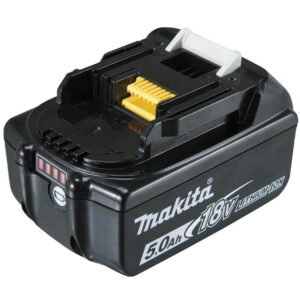 A picture of the BL1850B-L - Makita 18V Li-Ion Battery in front of a white background.